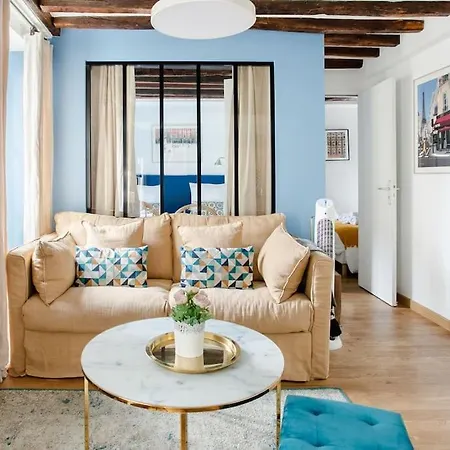 Marais2 Place Des Vosges Peaceful Air-conditioned Apartment *