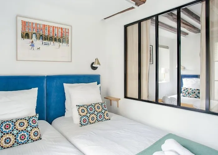 Marais2 Place Des Vosges Peaceful Air-conditioned 公寓 *