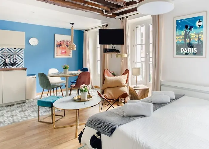 公寓 Marais2 Place Des Vosges Peaceful Air-conditioned *